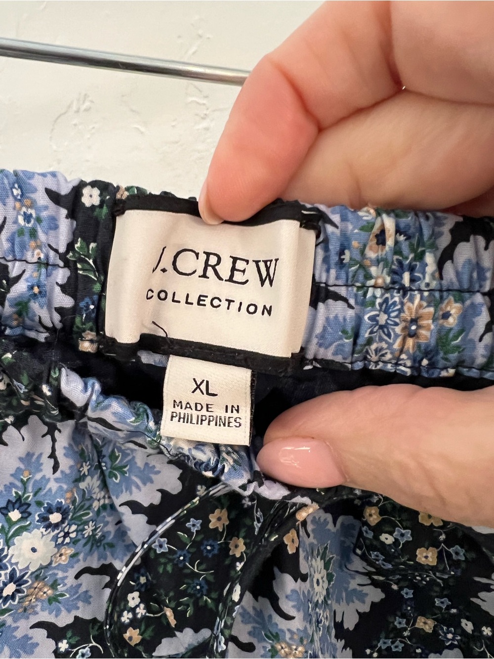 J. Crew Collection Floral Midi Skirt with Pale Blue Bouquet Print - Picture 2 of 2